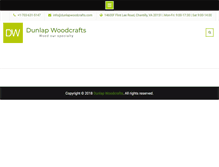 Tablet Screenshot of dunlapwoodcrafts.com